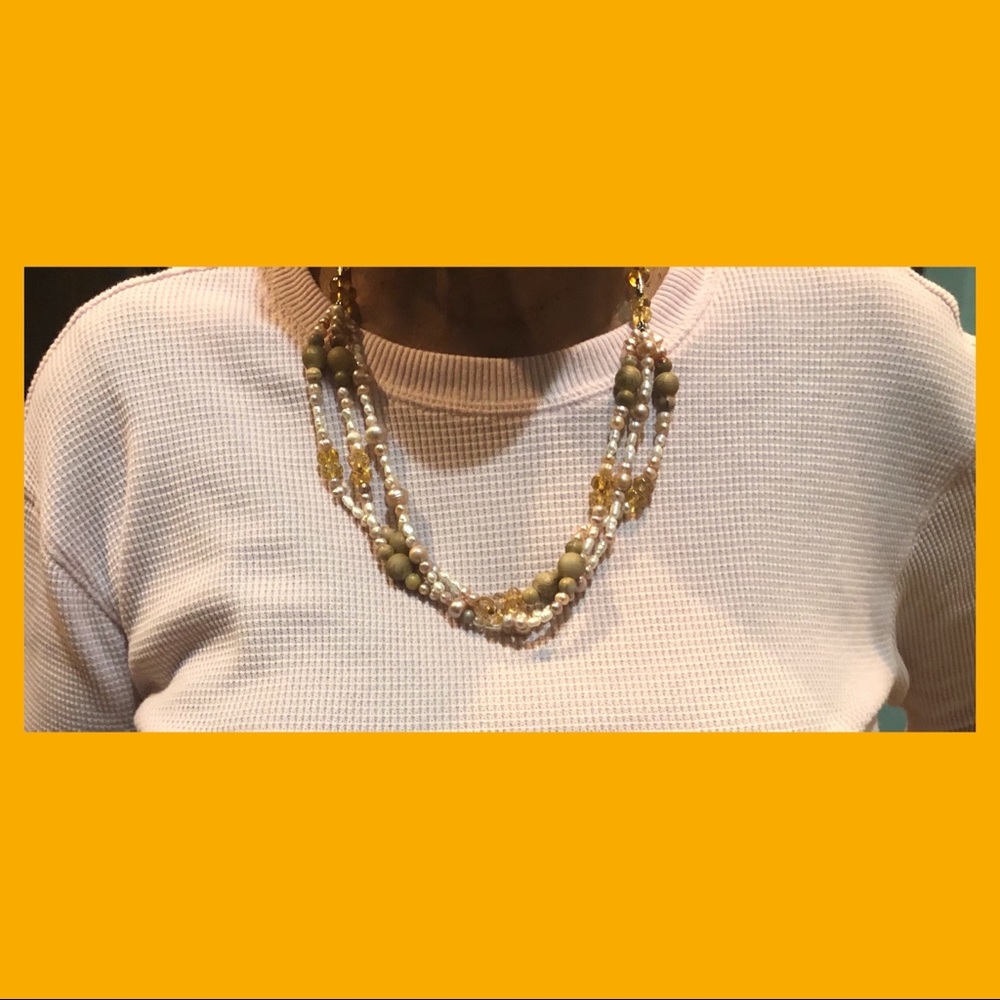 Multi strand necklace